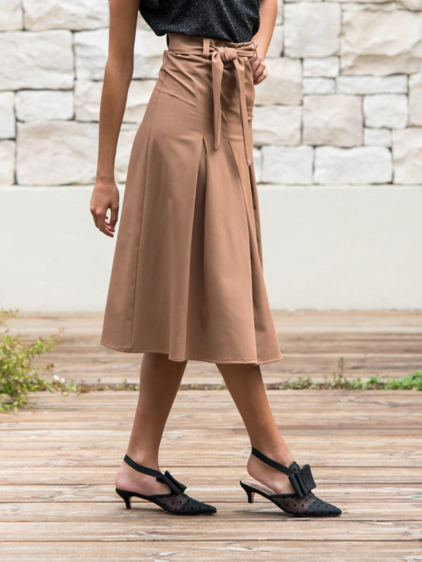 Chaton Skirt with Pleats