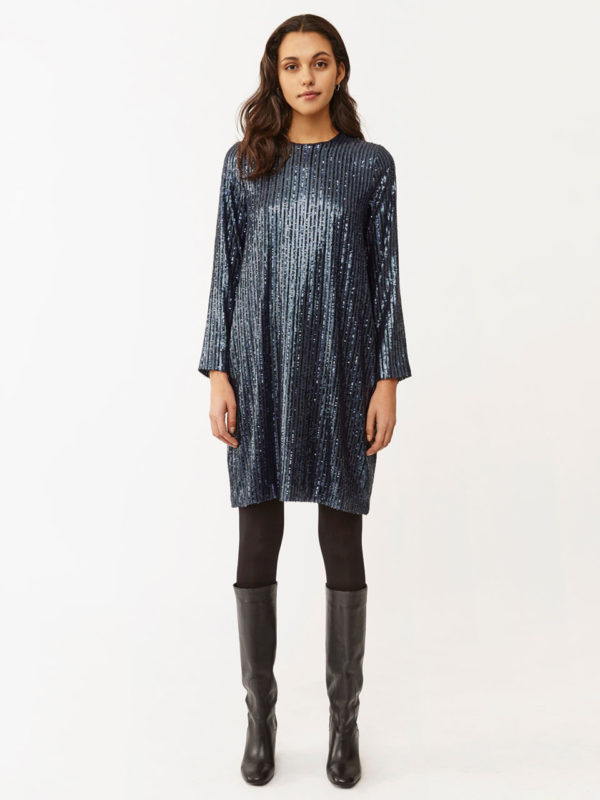 Twist & Tango Britta Sequin Dress Navy