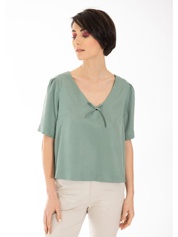 Chaton Short Sleeve Top