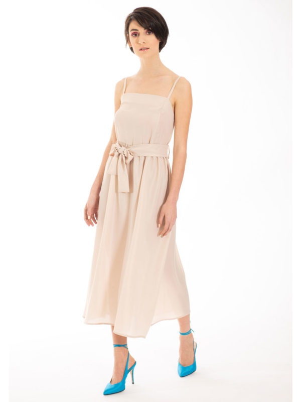 Chaton Gilda Dress Dusty Beige