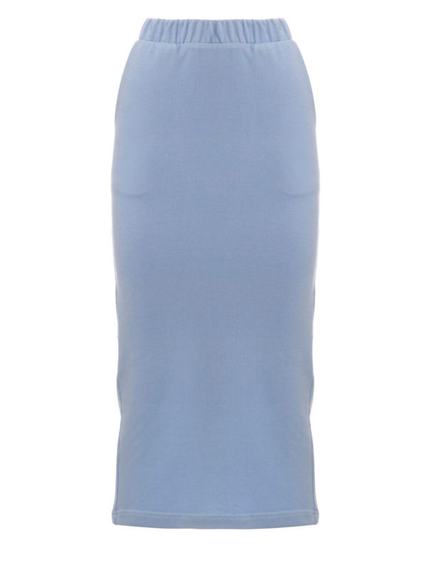 Milkwhite Sweatshirt Skirt Light Blue