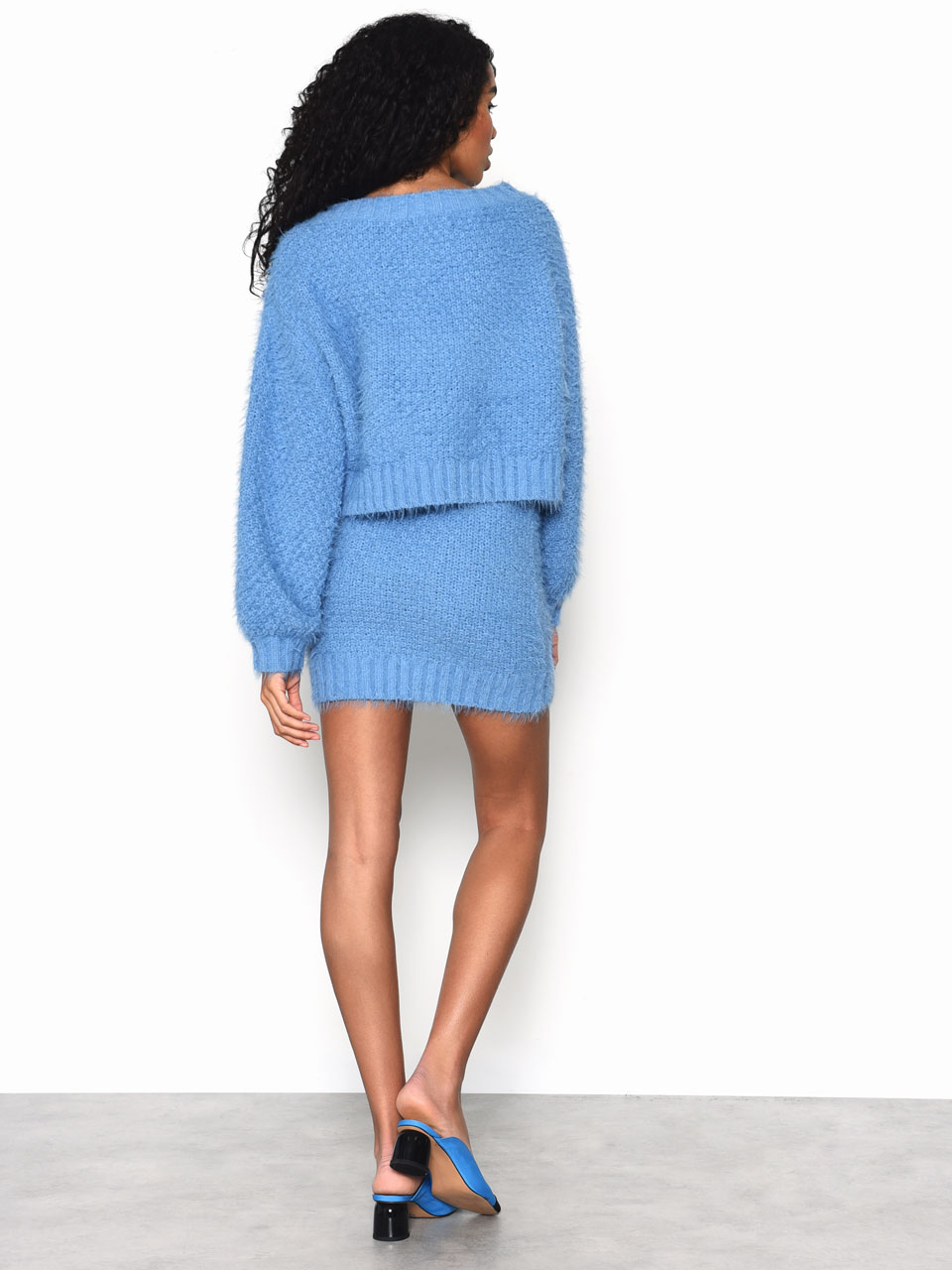 Glamorous Blue Knit Skirt • REDLOU ONLINE STORE