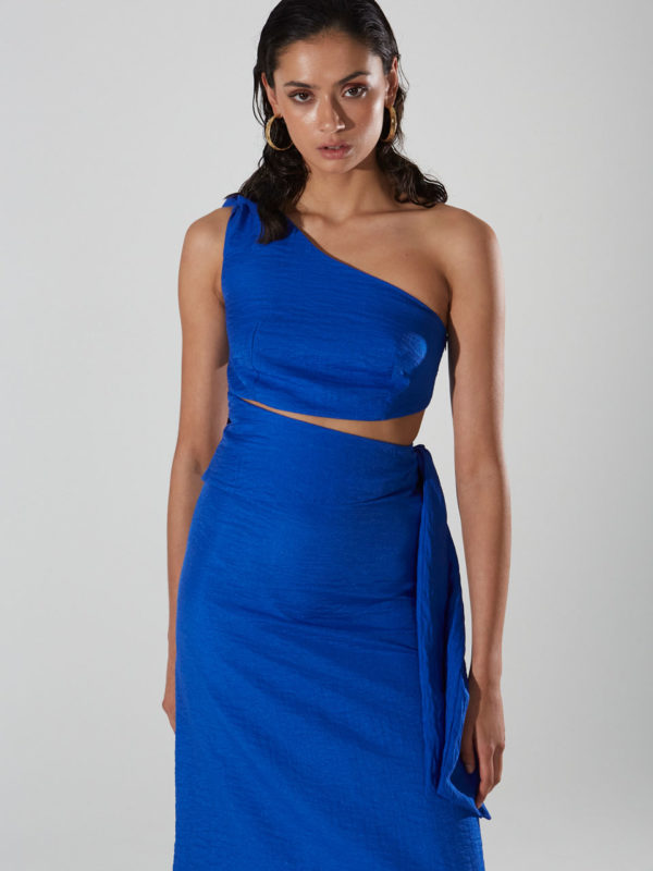 Ananke Iris One shoulder Top