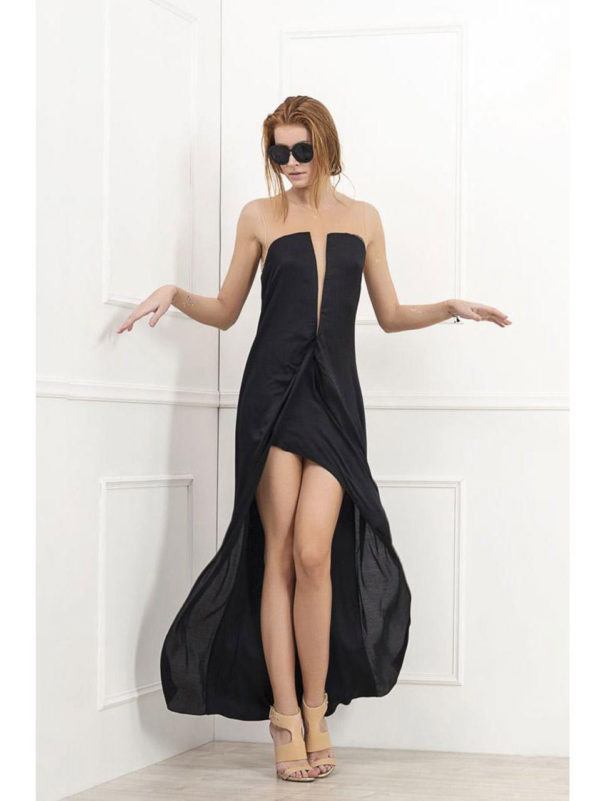 The Knls Selene Evening Dress Black