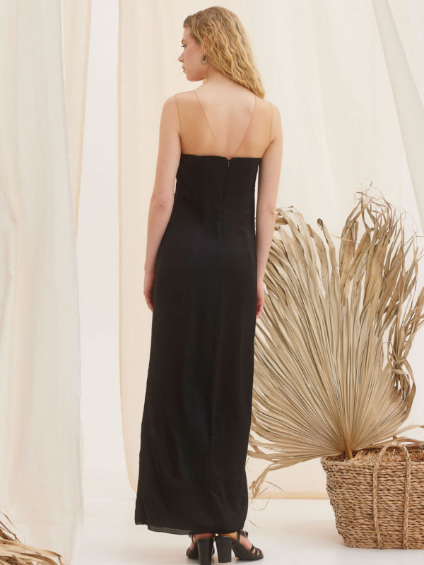 The Knls Selene Evening Dress Black