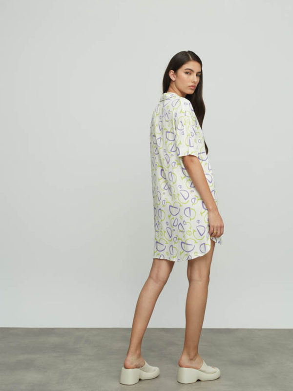 Ofilia's Print Shirt Dress