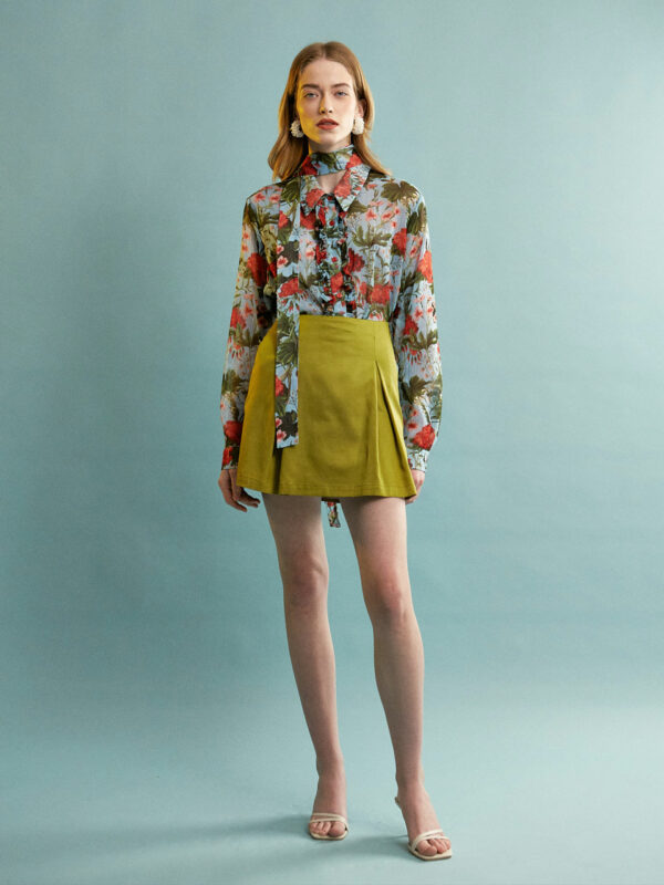 Ananke Simone Floral Ruffle Shirt