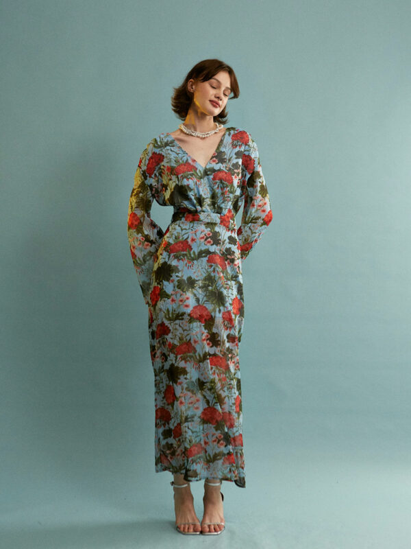 Ananke Simone Floral Long Sleeve Dress