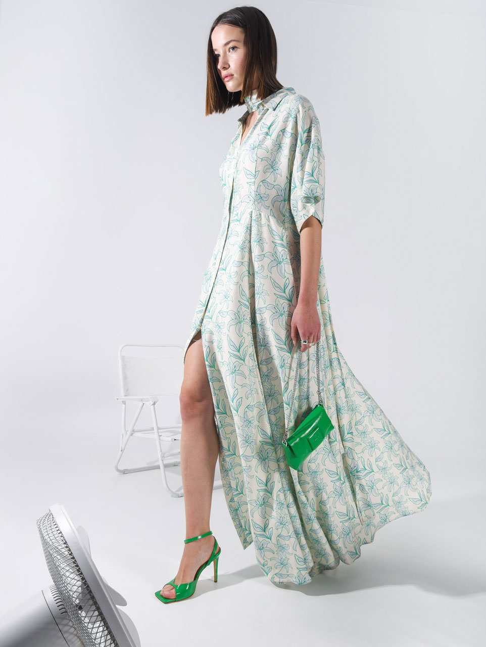 Arpyes Dylan Dress Green