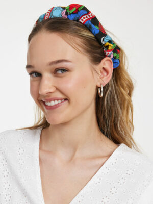 Hemithea Olive Headband Black