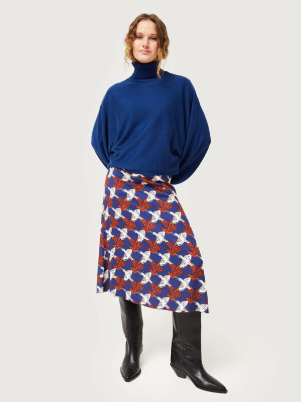 Compania Fantastica Bird Print Skirt