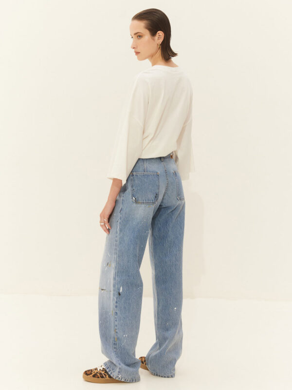 Hemithea Austin Denim Pants (Light Blue)