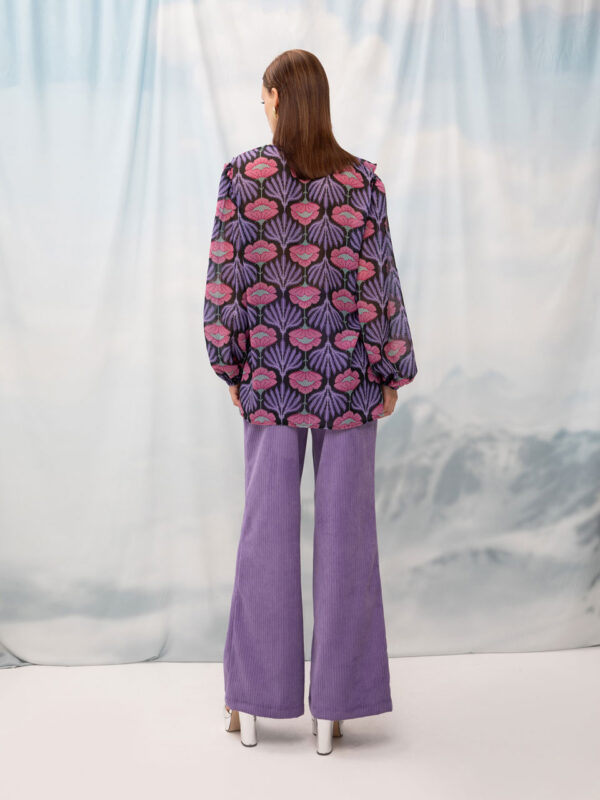 We are Oversized Corduroy Pants Lilac