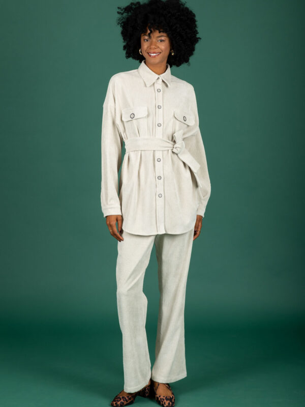 Chaton Cooper Oversized Shirt (Vanilla)