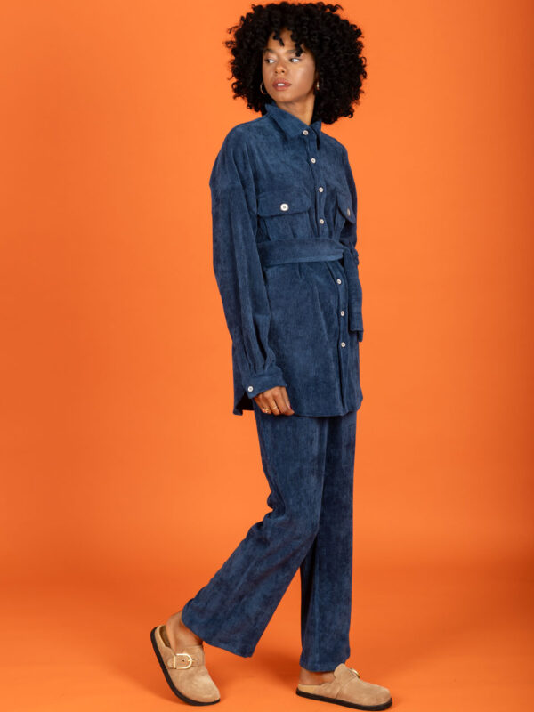 Chaton Cooper Oversized Shirt (Petrol)