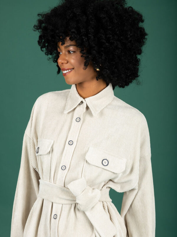 Chaton Cooper Oversized Shirt (Vanilla)