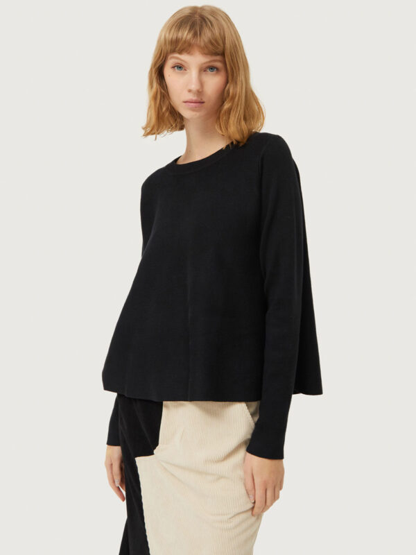 Compania Fantastica Black Flared Sweater