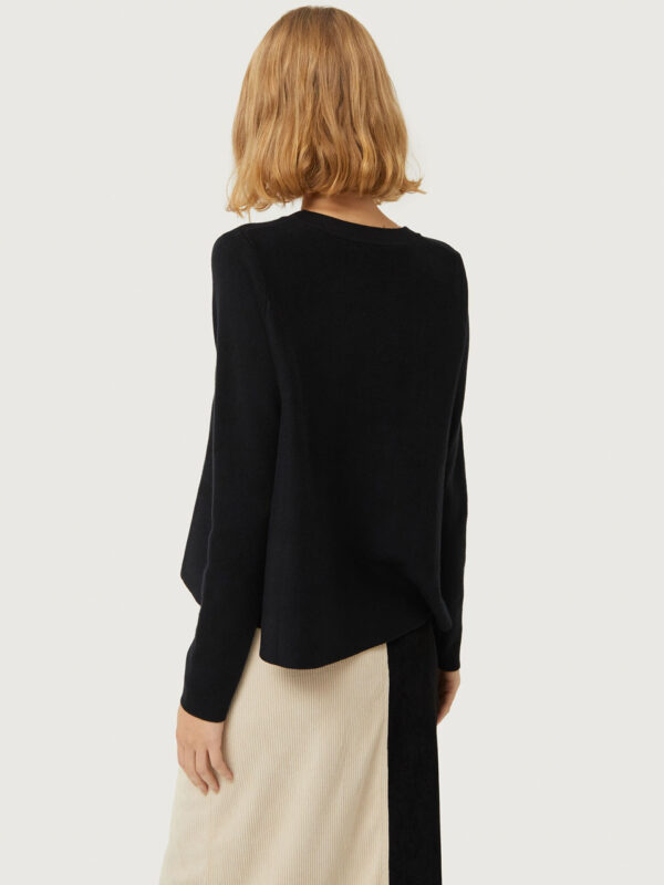 Compania Fantastica Black Flared Sweater