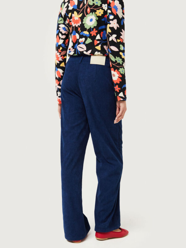 Compania Fantastica Navy Blue Corduroy Pants