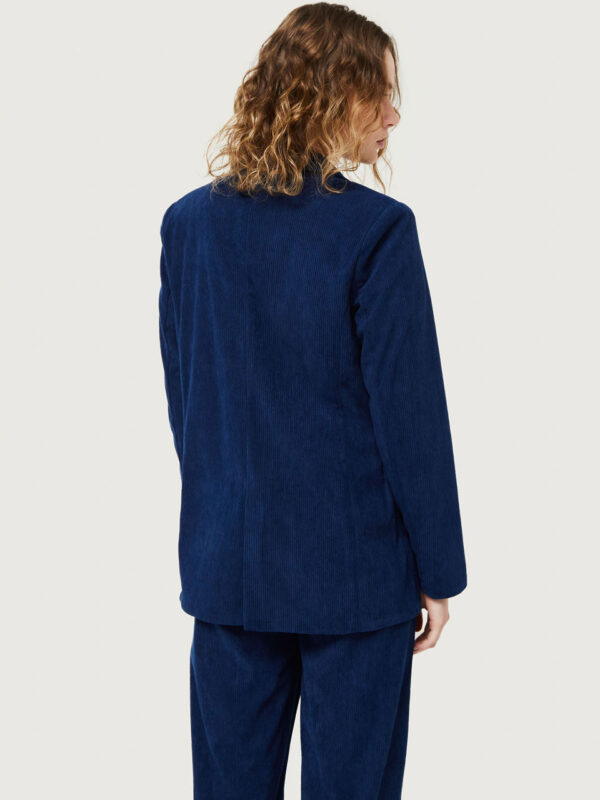 Compania Fantastica Navy Corduroy Blazer