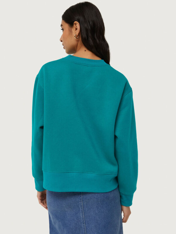 Compania Fantastica Blue Heart Patch Sweatshirt