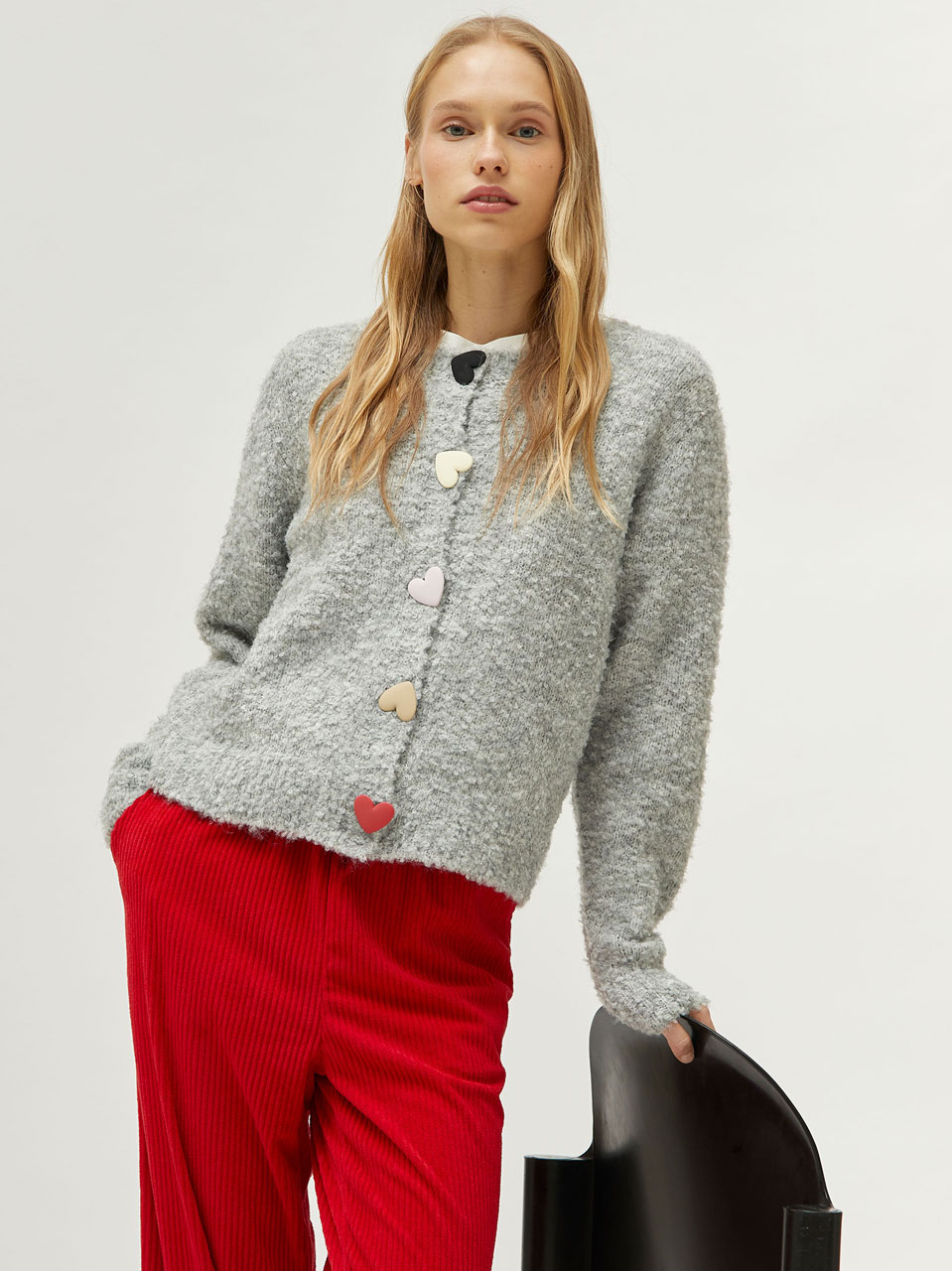 Compania Fantastica Grey Cardigan