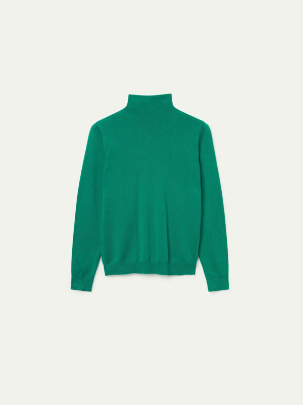 Compania Fantastica Green Turtleneck Sweater