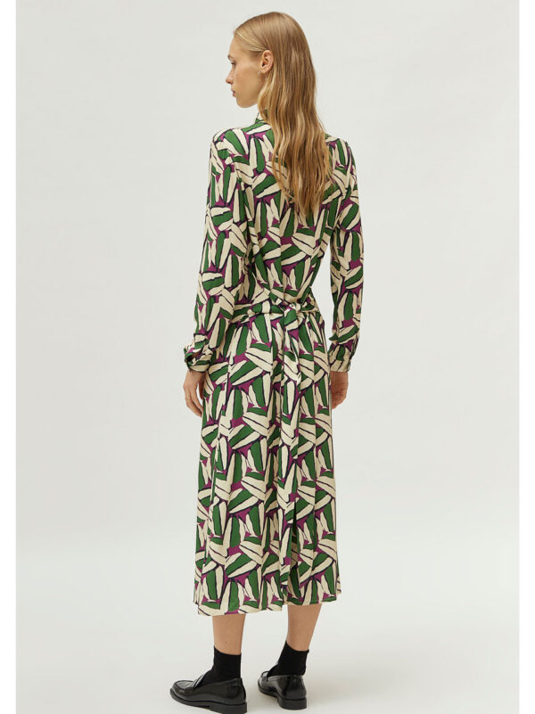 Compania Fantastica Green Geometric Dress