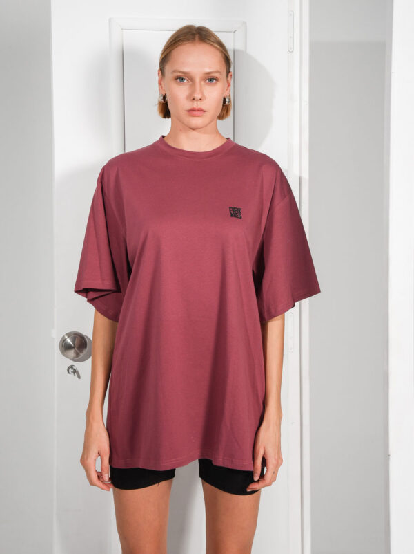 Arpyes Grow Oversized T-shirt Bordeaux