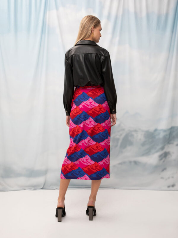 We are Wrap Skirt Mountains Red