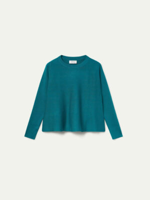 Compania Fantastica Blue Flared Sweater