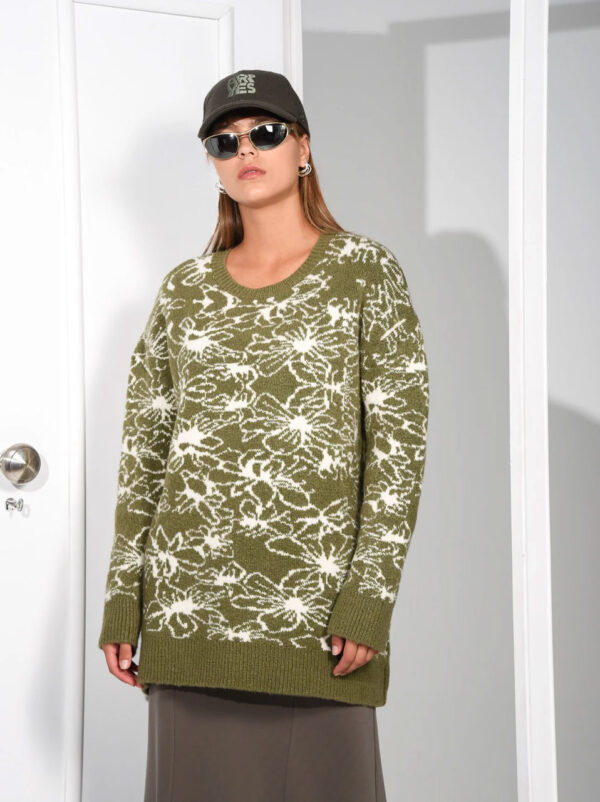 Arpyes Bloom Jumper Khaki