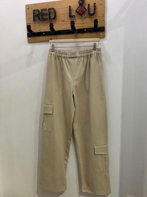 Milkwhite Cargo Pants Ecru